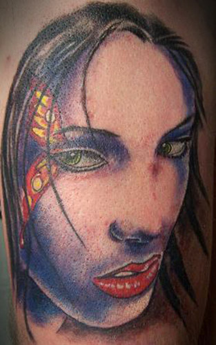 Tattoos - BLUE FACE - 14542